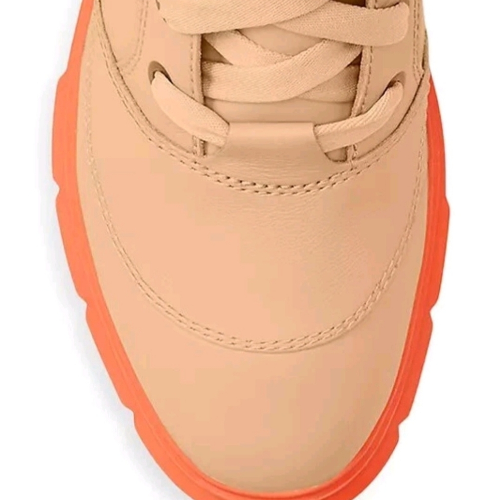 Sorel Women's Lace-Up Cream and Orange Boots Size 7.5. - Picture 5 of 12